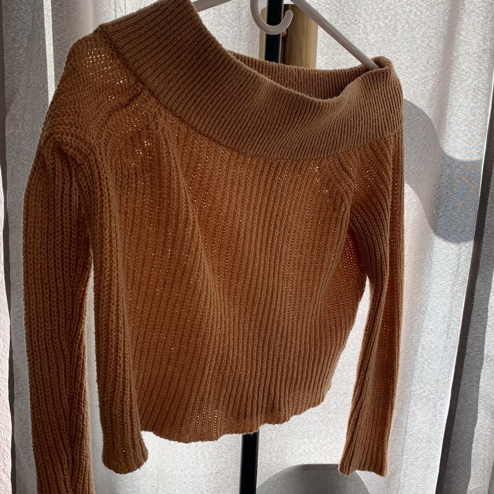 Off shoulder sweater